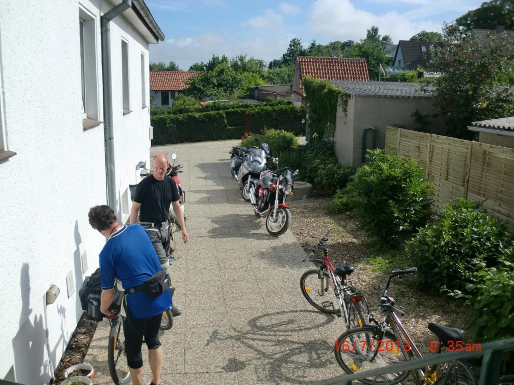 Pension Am Haffeld Wismar Exterior foto